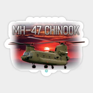 MH47 Chinook Helicopter Crew Gift Sticker